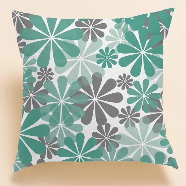 

Floral Cushion Cover Without Filler, Multicolor