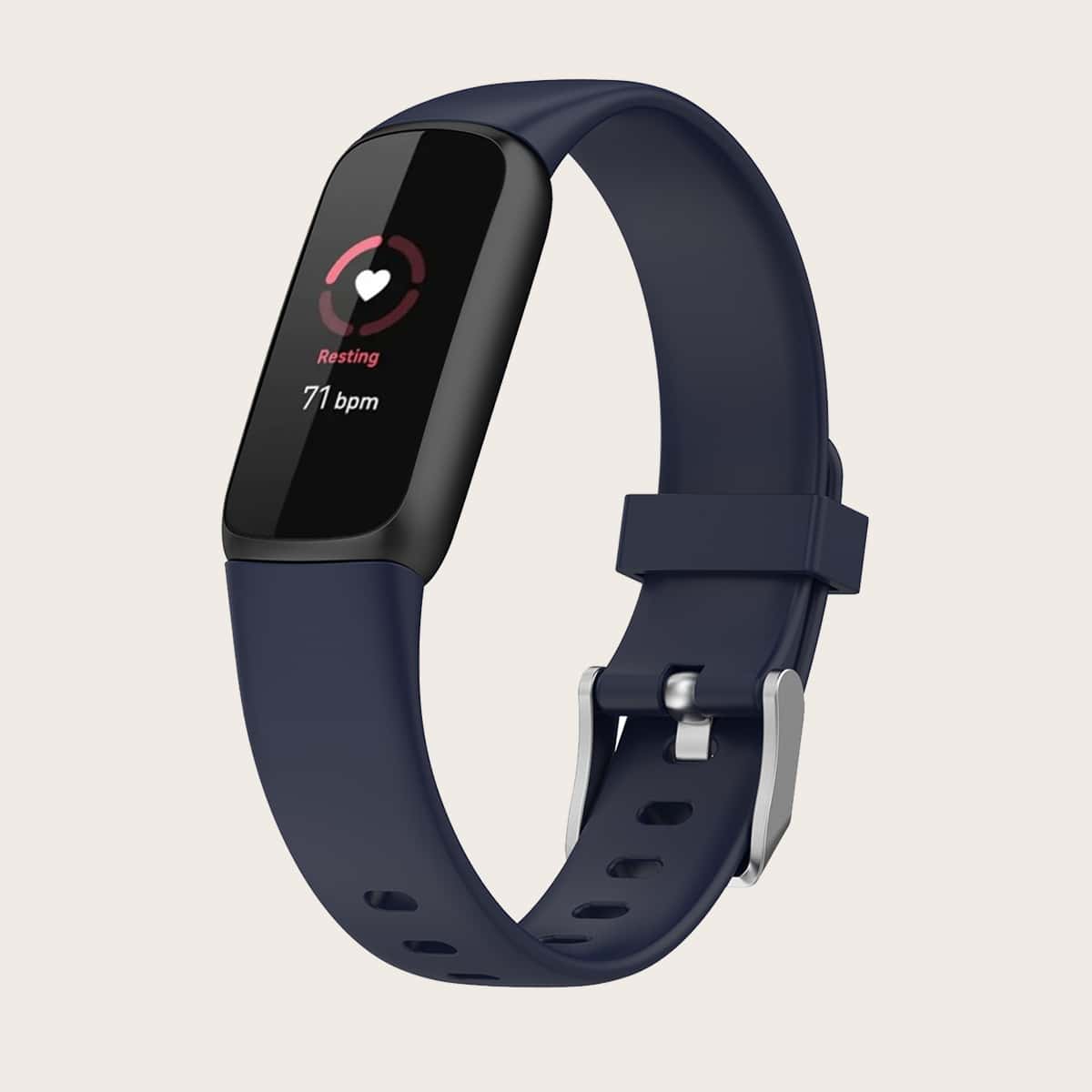 

Silicone Watchband For Fitbit Luxe, Blue