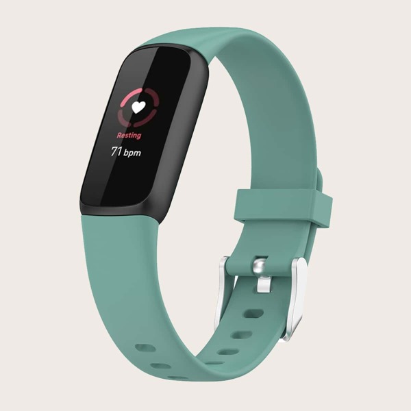 

Silicone Watchband For Fitbit Luxe, Green