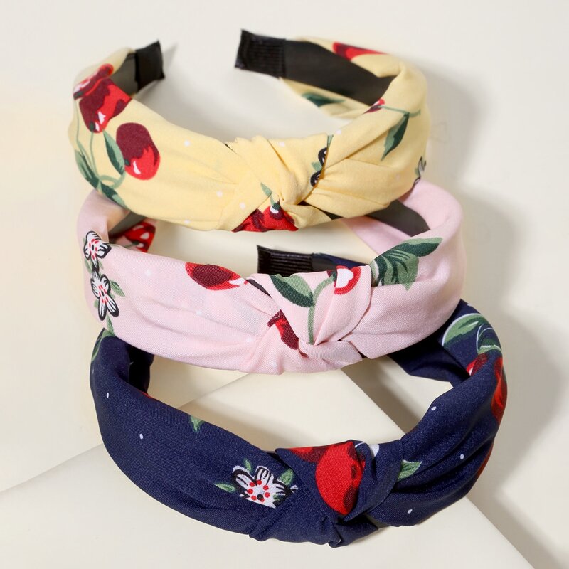 

2pcs Random Floral Headband, Multicolor