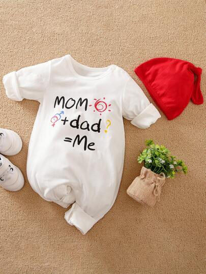 Yierying جمبسوتات للرضع الزر حاجز اللون شعار كاجوال