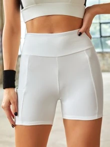 寬腰帶機車短褲帶手機口袋