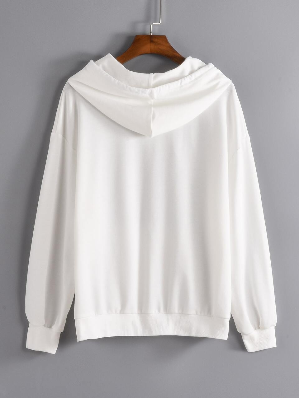 Hand & Butterfly Print Hoodie