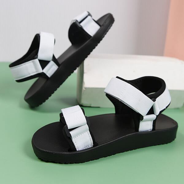 

Two Tone Sport Sandals, White