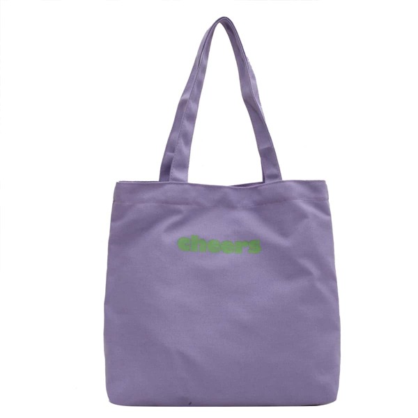 

Letter Graphic Shopper Bag, Purple