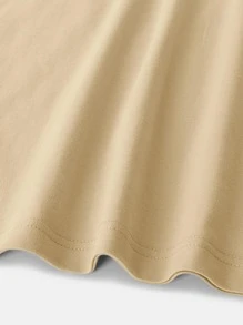 Manfinity 男士外星人和恐龍印花T恤 - 杏色 - 查看 6