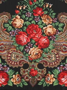 Floral Print Scarf Boho - Multicolor - View 6