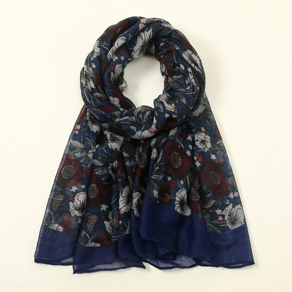 

Floral Print Scarf, Multicolor