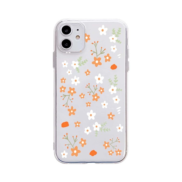 

Flower Print Phone Case, Clear