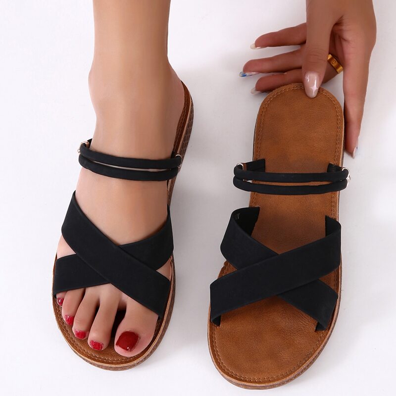 

Minimalist Two Way Wear Sandals, Black