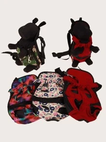 1pc Random Pattern Pet Carrier - Multicolor - View 3