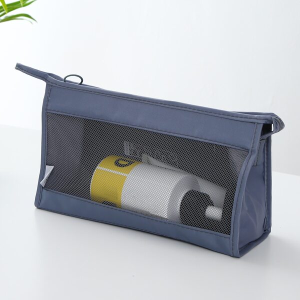 

1pc Portable Travel Storage Bag, Grey