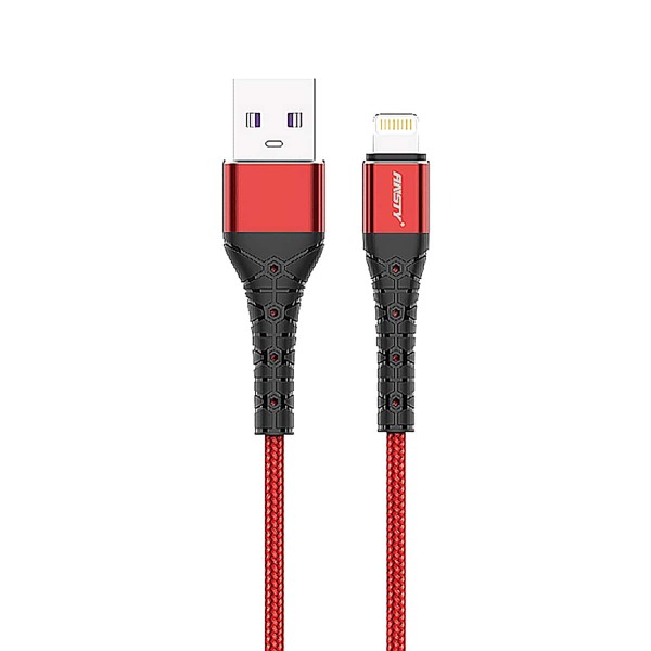 

1M Fast Charging Braided Data Cable For iPhone, Red