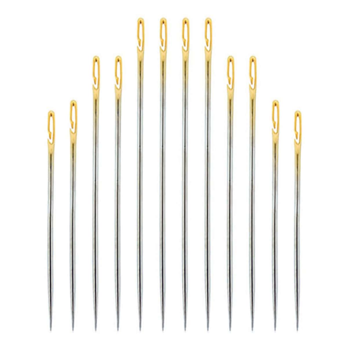 

12pcs Sewing Needle Set, Multicolor