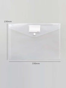 3pcs Clear File Bag - Clear - View 4