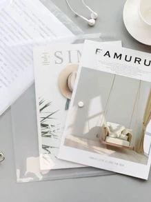 3pcs Clear File Bag - Clear - View 5