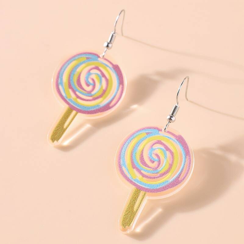 

Lollipop Drop Earrings, Multicolor