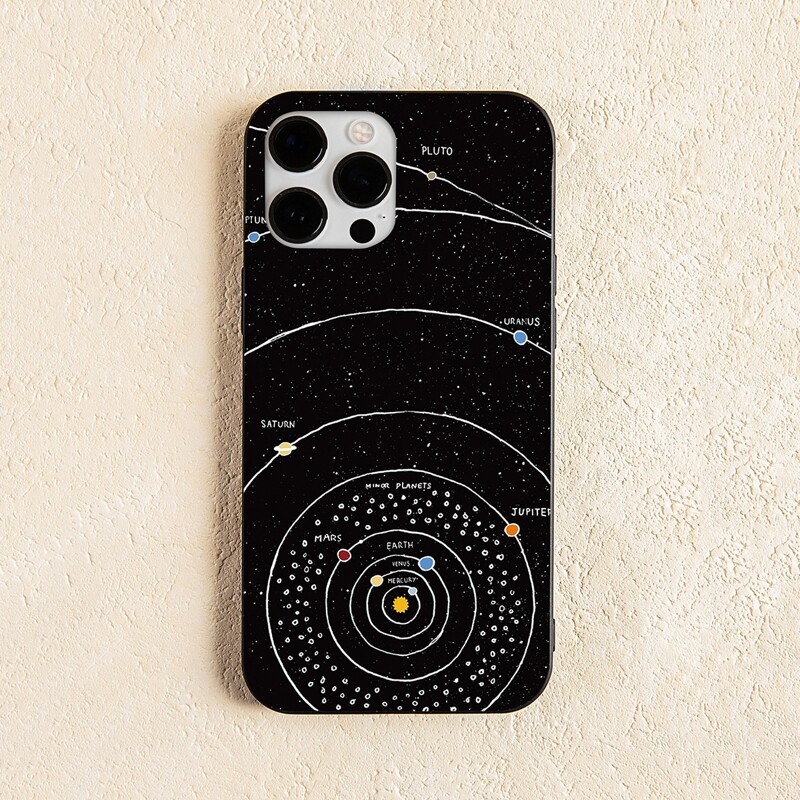 

Planet Pattern Phone Case, Multicolor