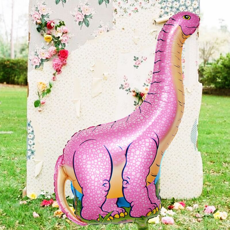 

1pc Cartoon Dinosaur Balloon, Pink