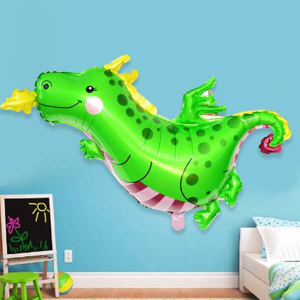 

1pc Cartoon Dinosaur Balloon, Green