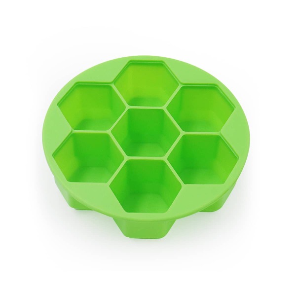 

1pc 7 Grid Ice Mold, Green