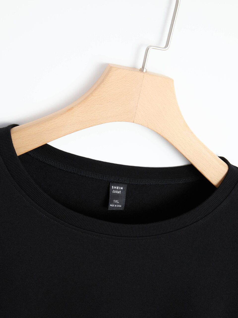 Plus Slogan Graphic Drop Shoulder Sweatshirt