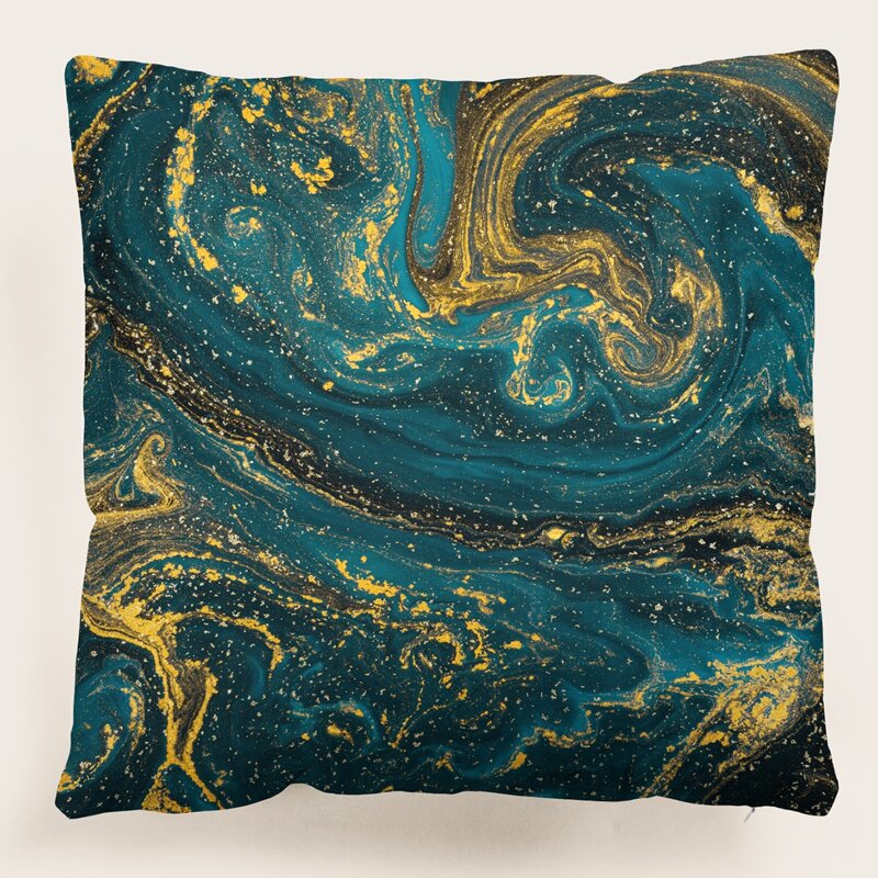 

Graphic Print Cushion Cover Without Filler, Multicolor