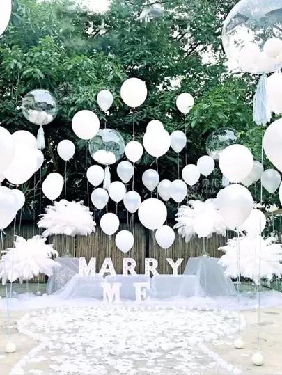 100pcs Solid Color Balloon