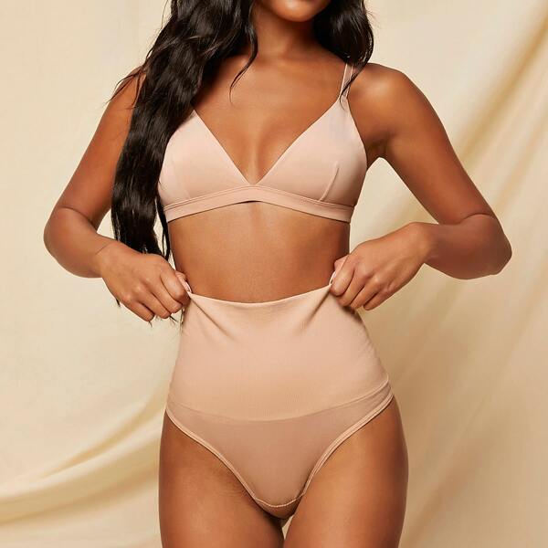 

Solid Shapewear Panty, Apricot