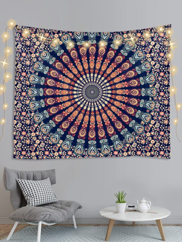 Flower Print Tapestry SHEIN USA
