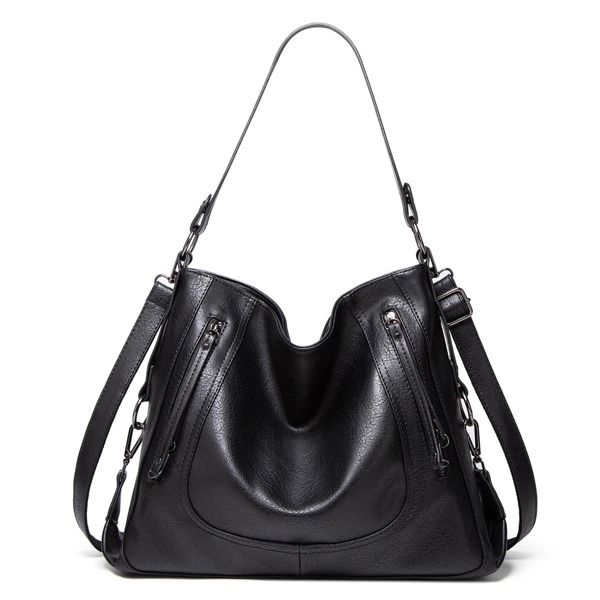

Minimalist Large Capacity Square Bag, Black