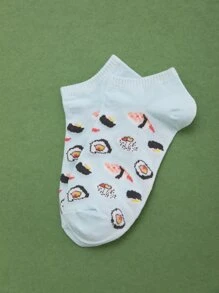 壽司印花短襪 - 彩色 - 查看 2