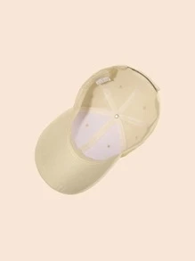 Mũ bóng chày nam rắn cho cuộc sống hàng ngày và hoạt động ngoài trời thông thường - Màu be - Xem 4