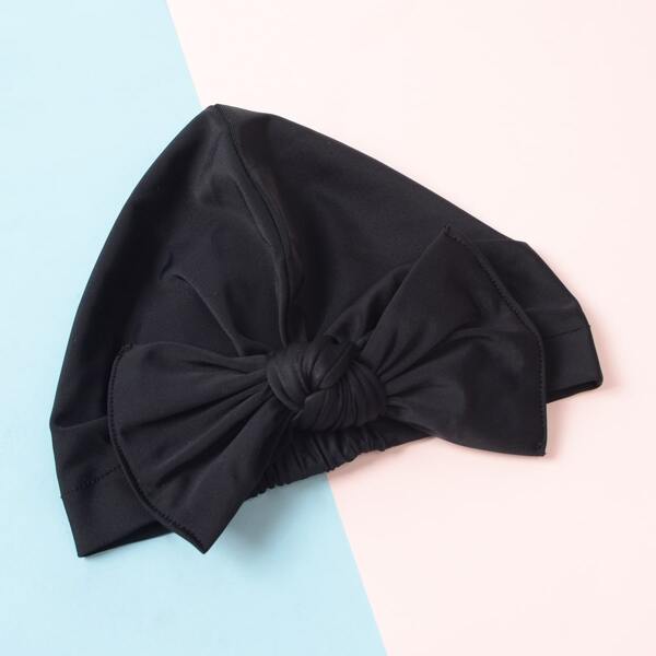 

Toddler Girls Bow Front Hat, Black