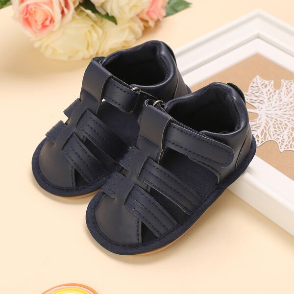 

Baby Boys Minimalist Strappy Sandals, Navy blue