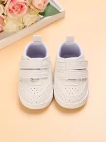 1pair Baby Boys' Minimalist Style Casual Sports Shoes - White - View 7