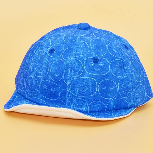 

Baby Cartoon Graphic Baseball Cap, Blue