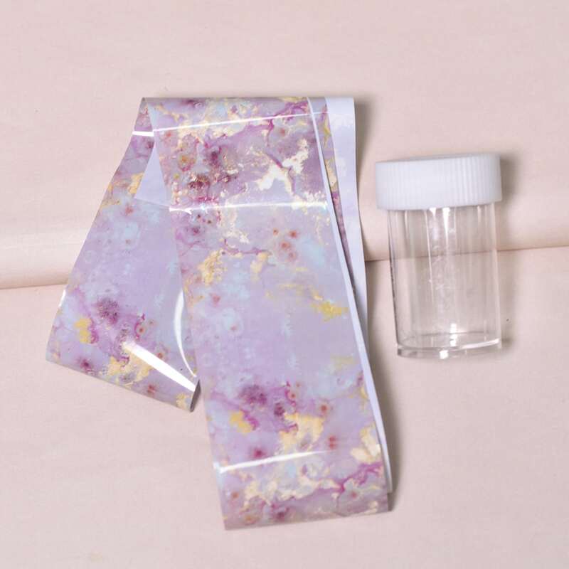 

1roll Marble Pattern Nail Art Sticker, Multicolor
