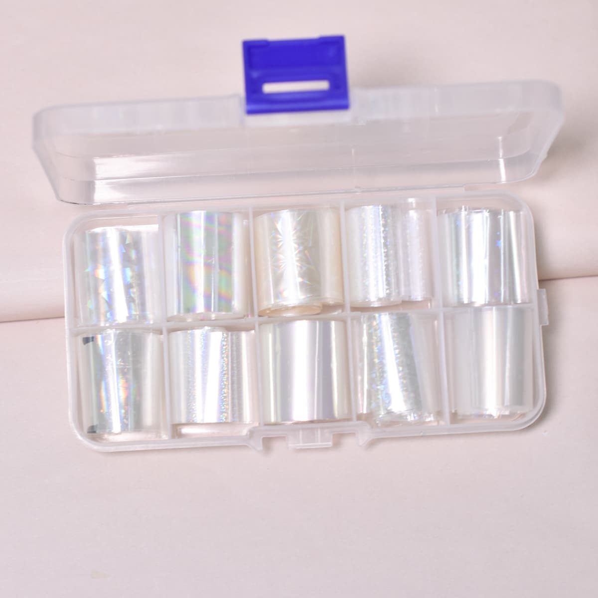 

10rolls Laser Nail Art Sticker, Clear