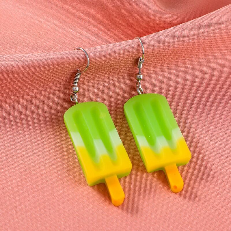 

Popsicle Drop Earrings, Green