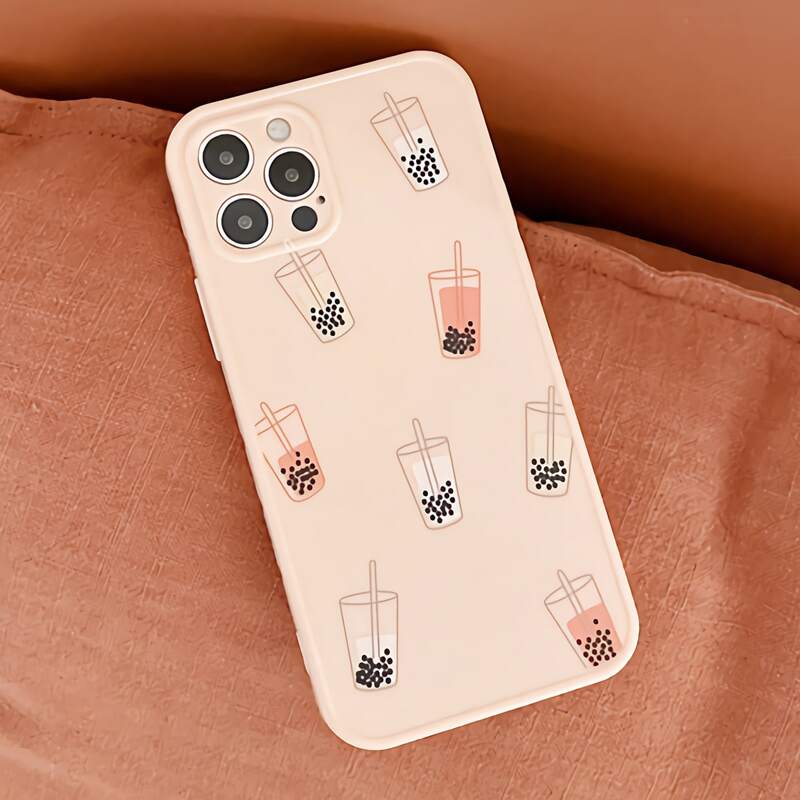 

Milk Tea Pattern Phone Case, Multicolor