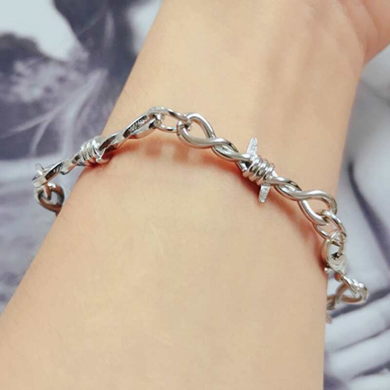 

Guys Chain Design Bracelet, Silver