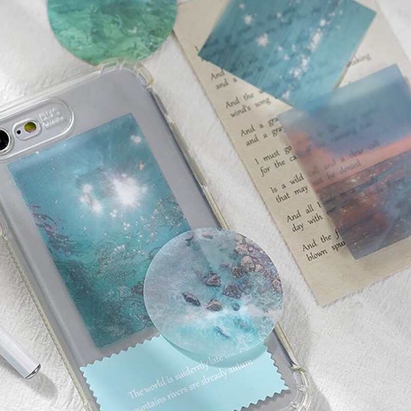 

41pcs Landscape Print Material Paper, Multicolor