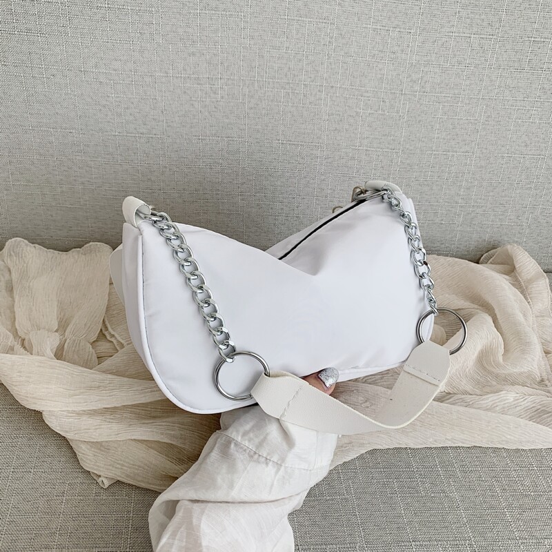 

Minimalist Shoulder Bag, White