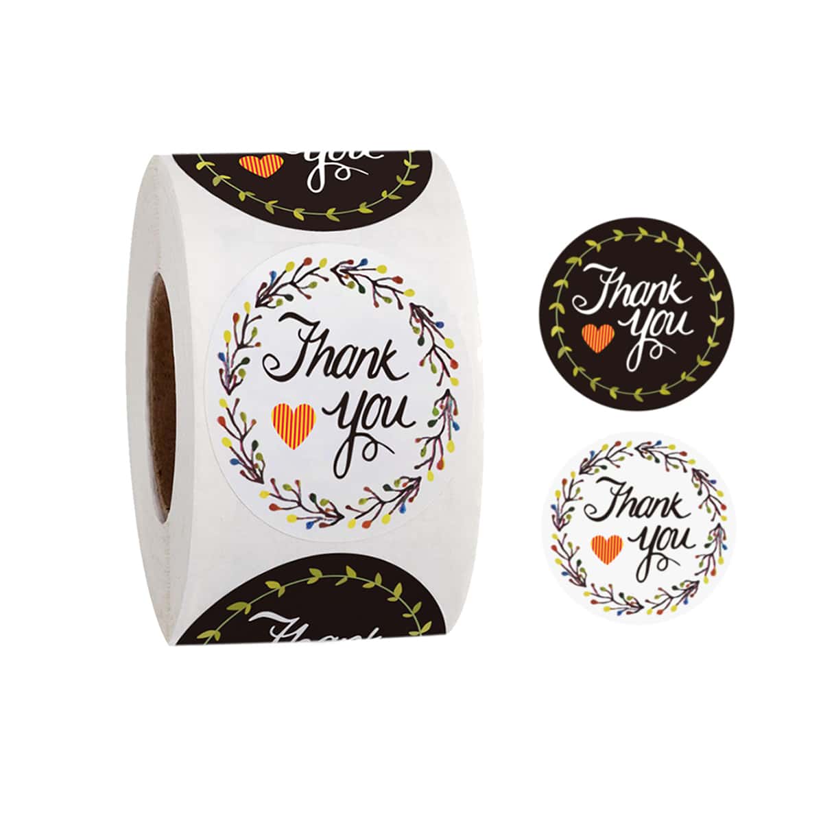 

1roll Slogan Graphic Sticker, Multicolor