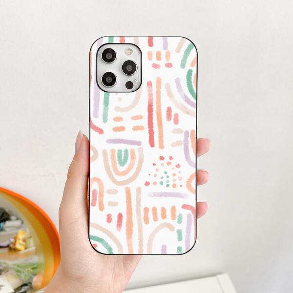 

Line Graphic Phone Case, Multicolor