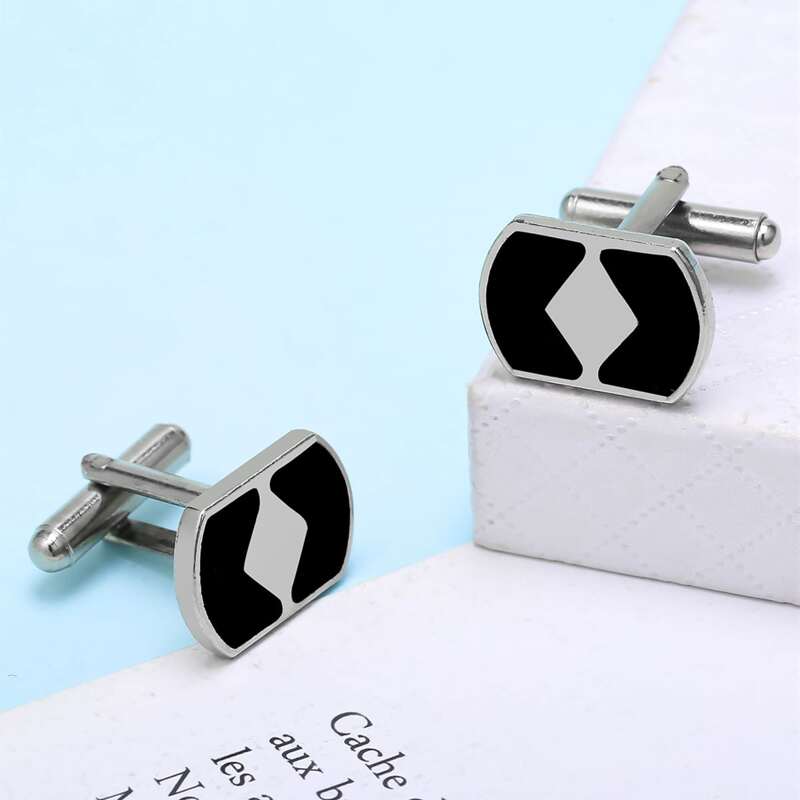 

Guys Geo Design Cufflinks, Black