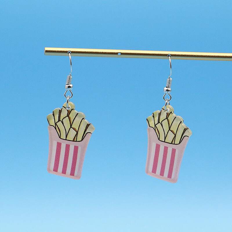 

Popcorn Drop Earrings, Multicolor