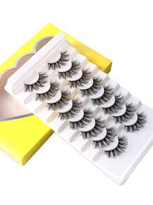 8 cặp mi giả dày - màu đen - Xem 3