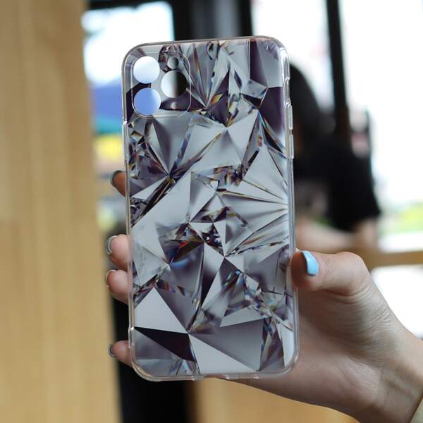 

Diamond Print Phone Case, Multicolor